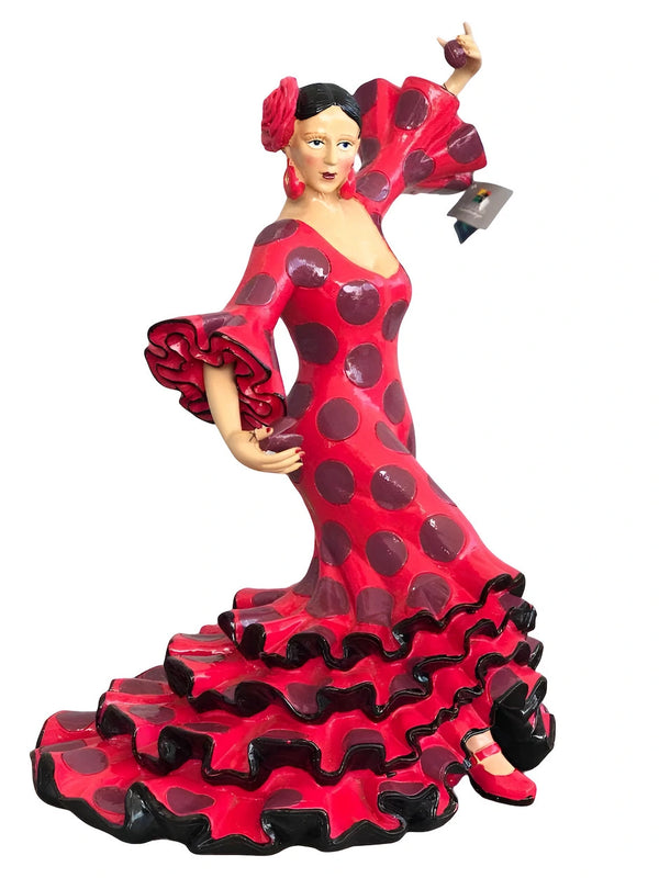 Classic Flamenco Dancer Red Dress All Measurements