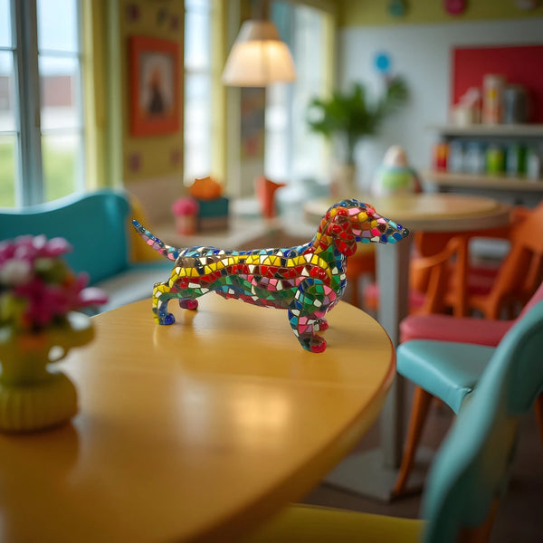 Classic Mosaic Sausage Dog