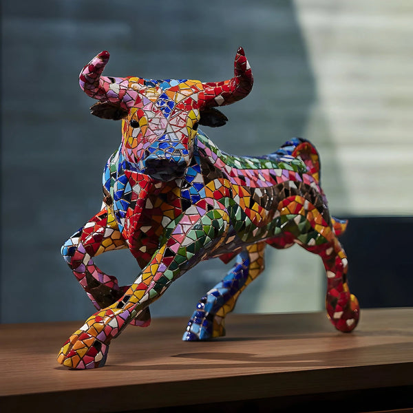 Classic Bull Mosaic