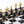 Load image into Gallery viewer, Classic Set White Black Version + Lacquered Wooden Chessboard
