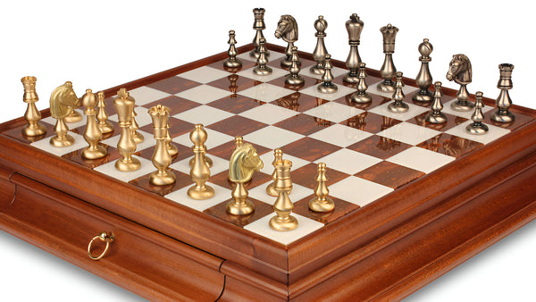 Oriental Medium Set + Wooden and marble chessboard