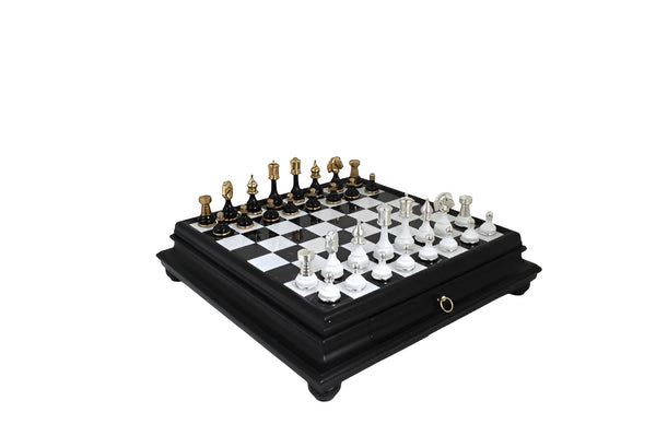 Persian Big Set + Luxurious Marble Wood Chessboard