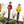 Load image into Gallery viewer, Hand Painted Pewter Chess Pieces+Briar Erable Green Wood Chessboard