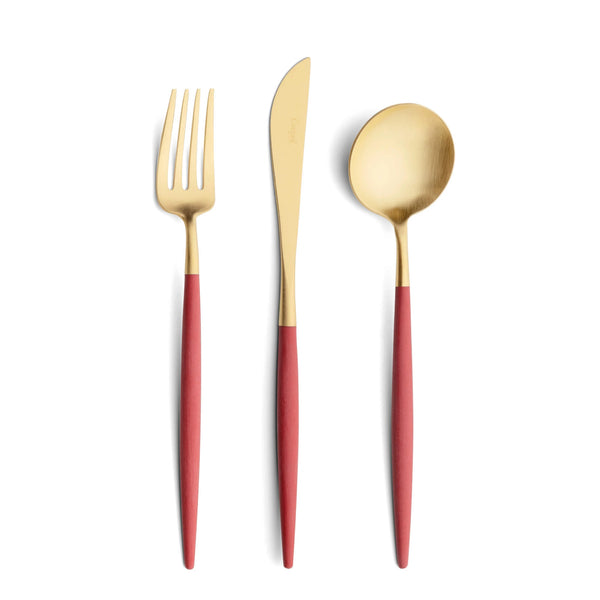 Goa Red Gold Plated 6 pcs. Set + Card box