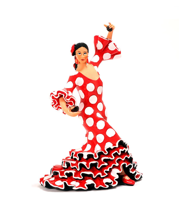 Classic Mosaic Flamenco Dancer Dress Red