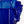 Load image into Gallery viewer, Rocky Baroque Vase Deep Blue