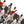 Load image into Gallery viewer, Jazz vs Rock Hand Painted Resin Chess Pieces+Glossy Black Wooden Chessboard
