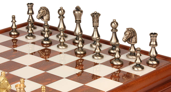 Oriental Medium Set + Wooden and marble chessboard