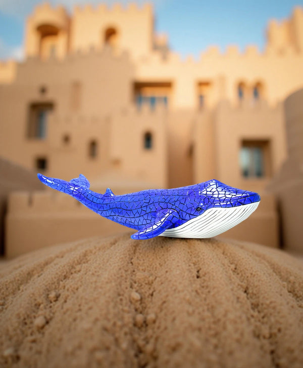 Mosaic Blue Whale
