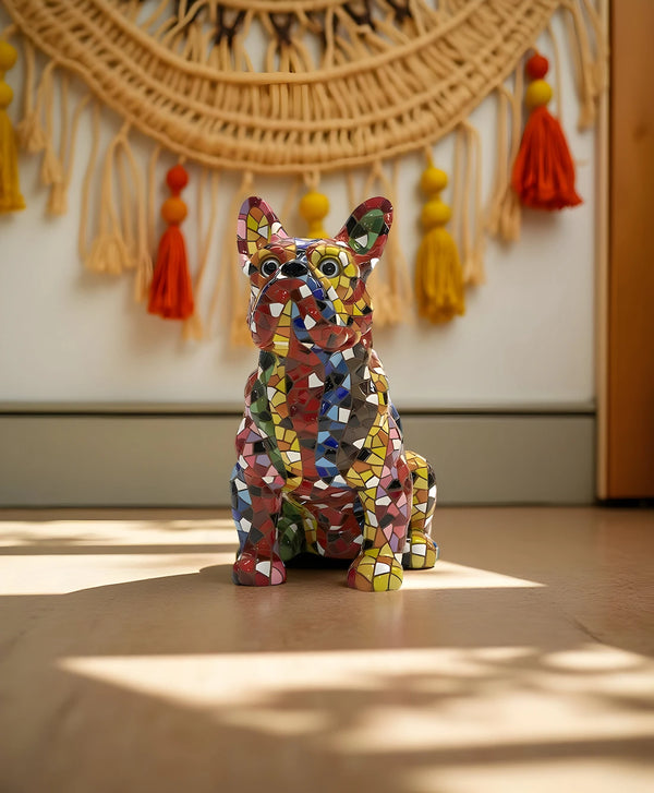 Classic Mosaic Bulldog All measurements