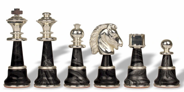 Staunton XL Set Fantasy Version + Briar Grey Precious Wood Chessboard
