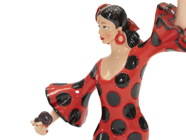 Classic Flamenco Dancer Red Dress All Measurements