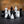 Load image into Gallery viewer, Modern Black and White Chess Set Medium