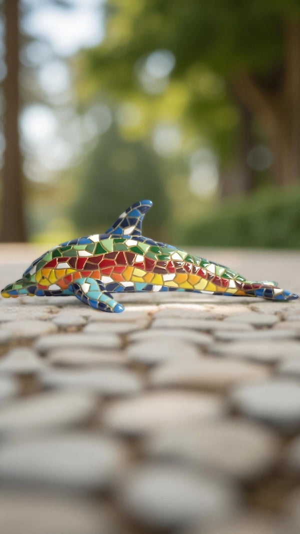 Classic Mosaic Dolphin