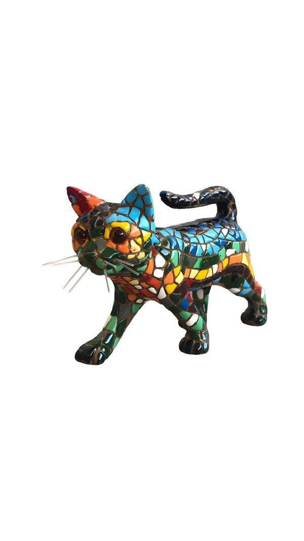 Classic Mosaic Cat Walking