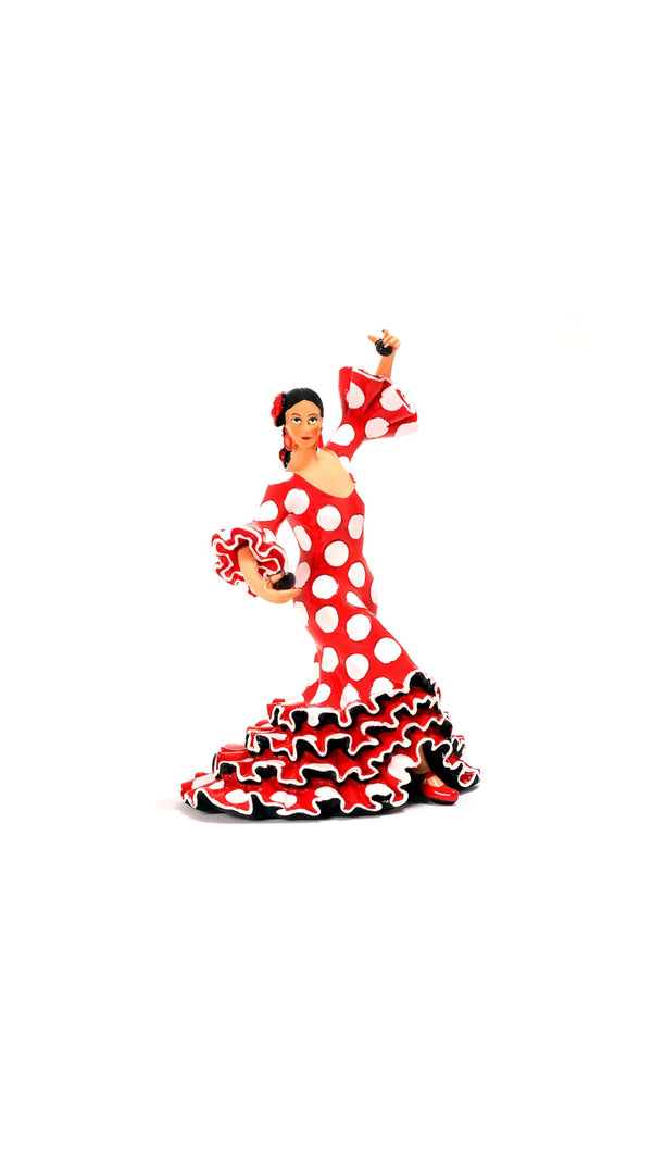 Classic Mosaic Flamenco Dancer Dress Red
