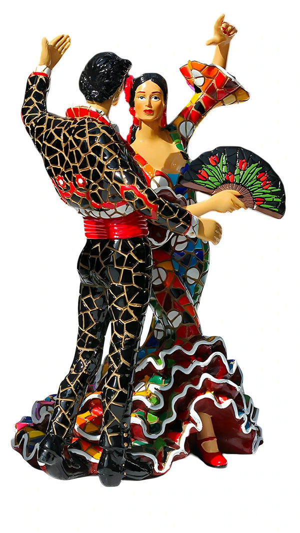 Classic A Couple Dancing Flamenco All measurements