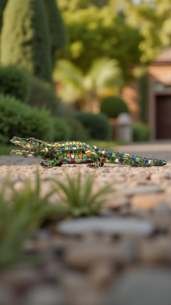 Classic Mosaic Crocodile