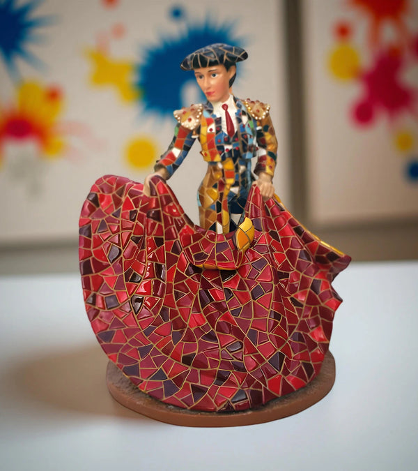 Classic Mosaic Bullfighter