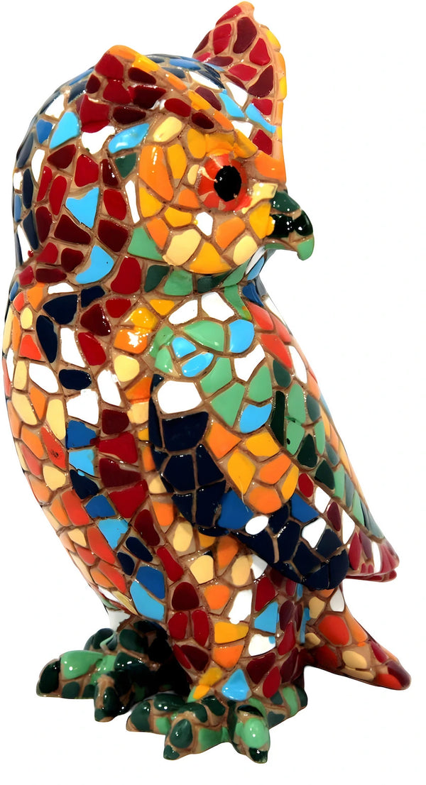 Classic Mosaic Owl All measurements