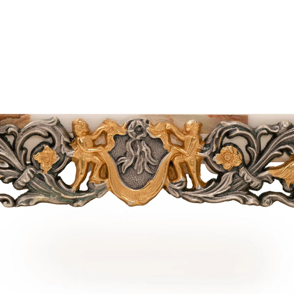 Gulliver and Lilliputians II Bronze 24k Gold