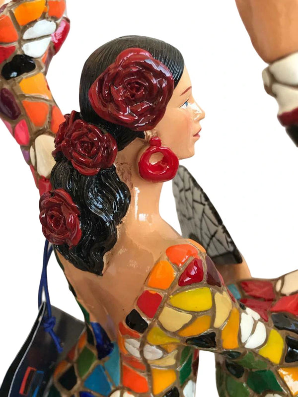 Classic A Couple Dancing Flamenco All measurements