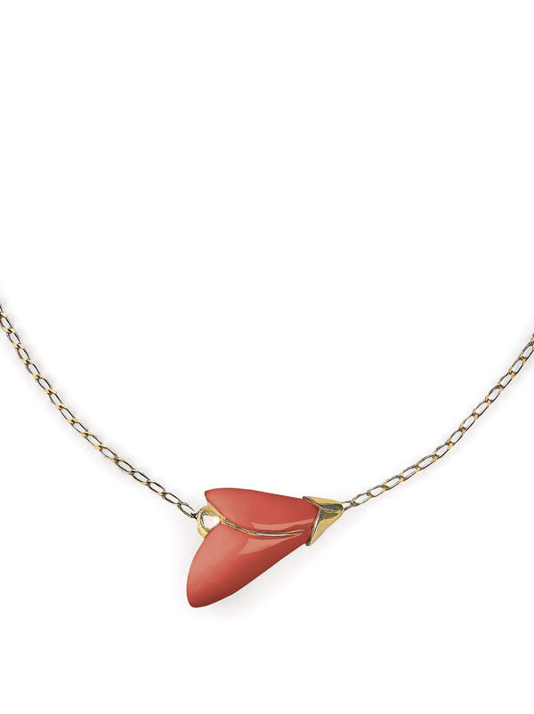 Heliconia Coral Necklace