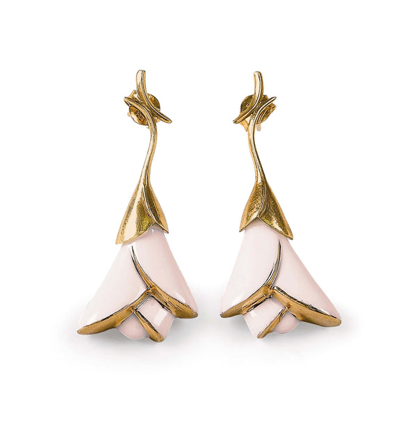 Heliconia Pink Earrings