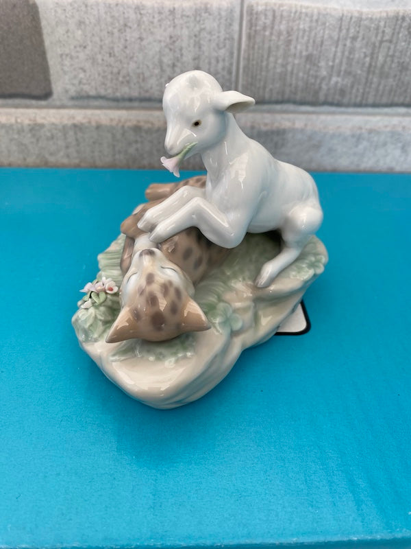 And the leopard shall lie down  with the kid