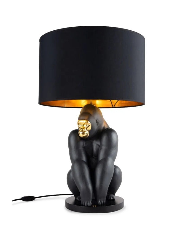 Gorilla Lamp Black Gold