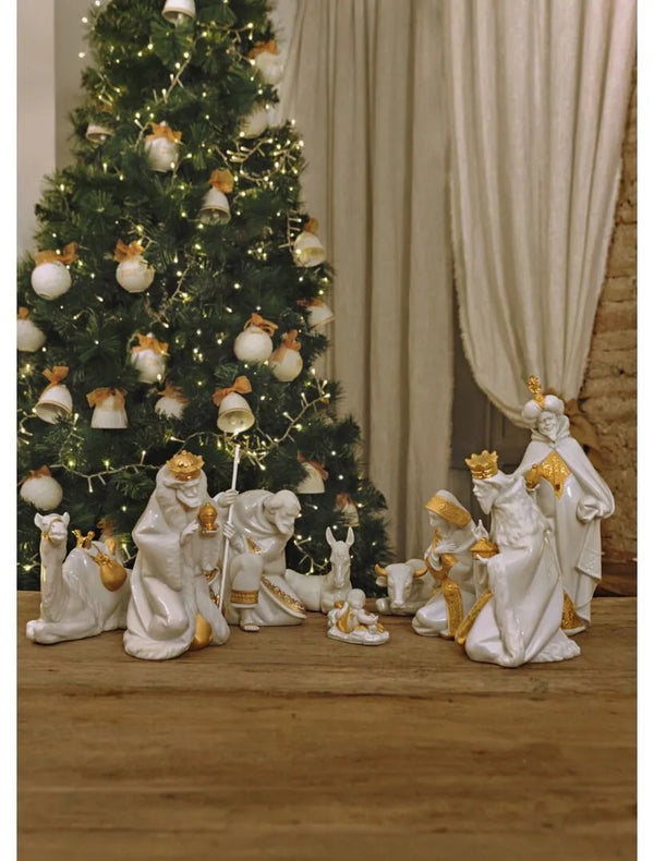 Camel Nativity Golden Lustre