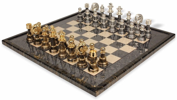 Chess Set Staunton Lux