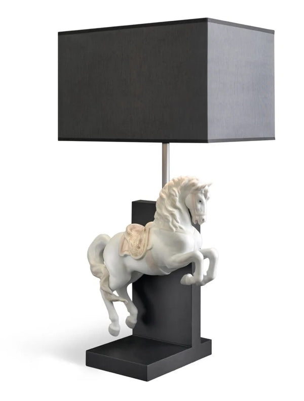 Horse on Courbette Lamp