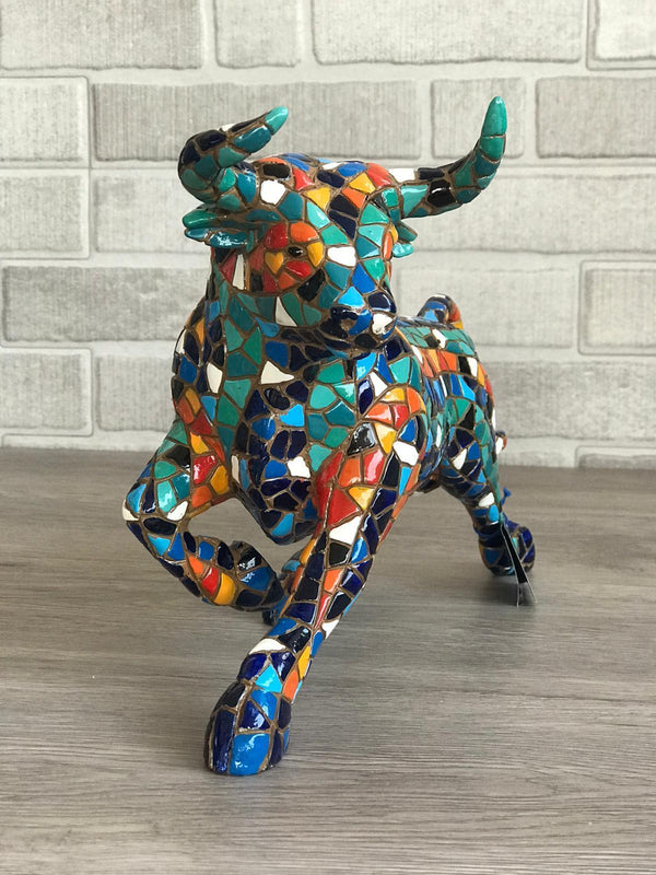 Bull Mosaic Turquoise