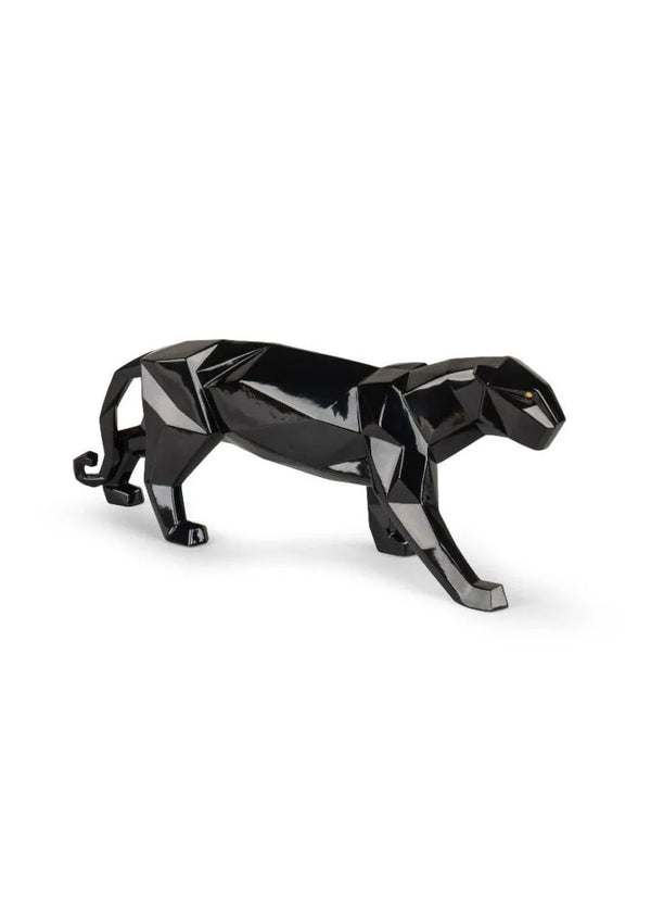 Panther Figurine Black
