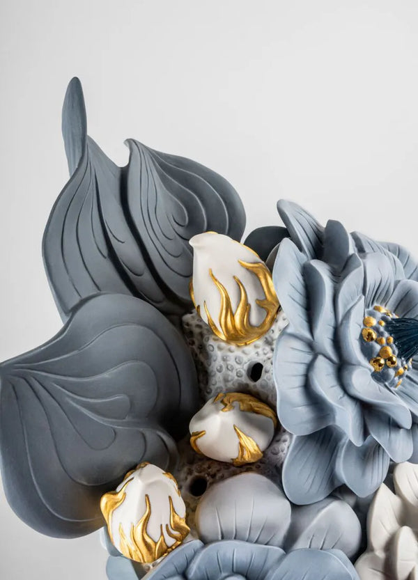 Vase with Flowers Blue