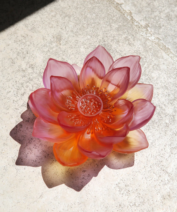 Decorative flower Amber-pink