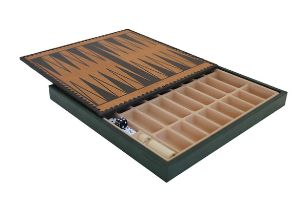 Robin Hood Chess Set with Leatherette Chessboard Box + Checker Set