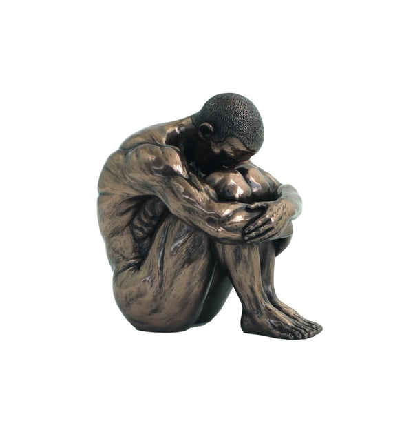 Nude of man in recollection