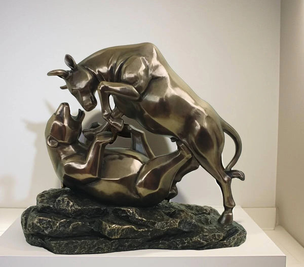 Wall street bull and bear