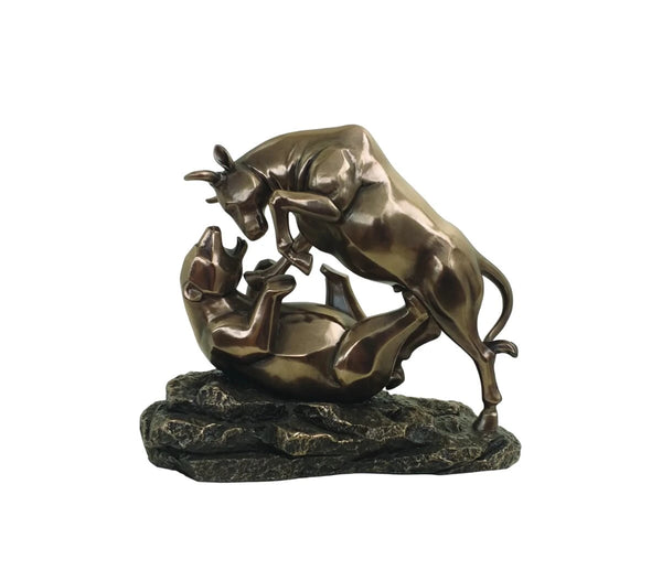 Wall street bull and bear
