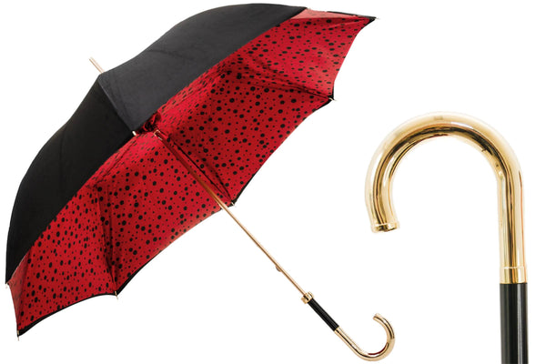 Classic Umbrella with Red Circles