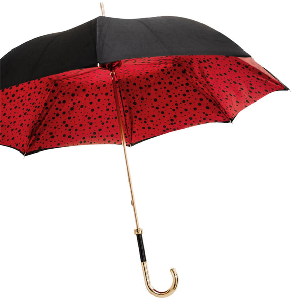 Classic Umbrella with Red Circles