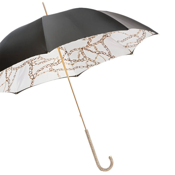 Black Umbrella with Chains
