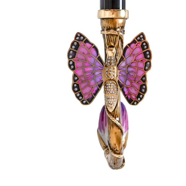 Purple Butterfly Umbrella
