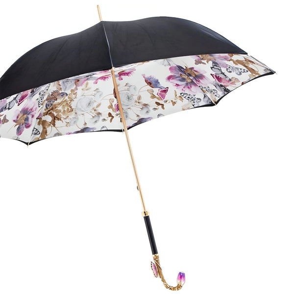 Purple Butterfly Umbrella