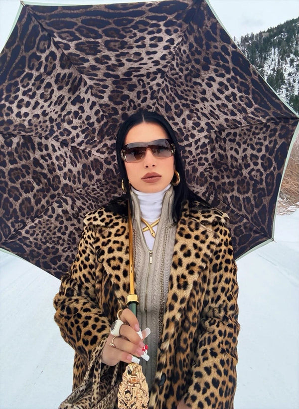 AURETA X PASOTTI Leopardized Lion Umbrella
