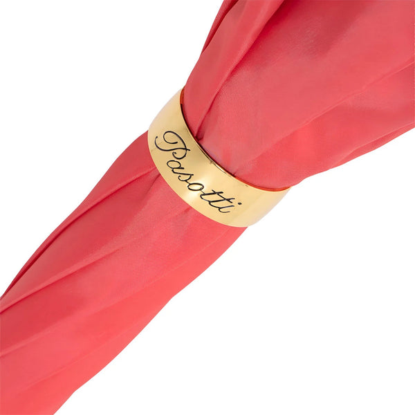 Coral Tint Umbrella with Butterfly Interior