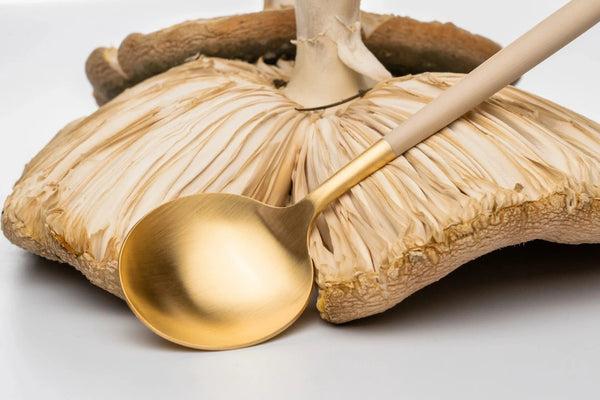 Goa Ivory Gold Plated 75 Pcs. Set + Wooden box