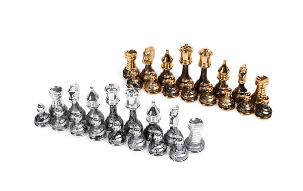 Persian Set Fantasy Version +  Wooden Chessboard Marble Top Drawer White Version